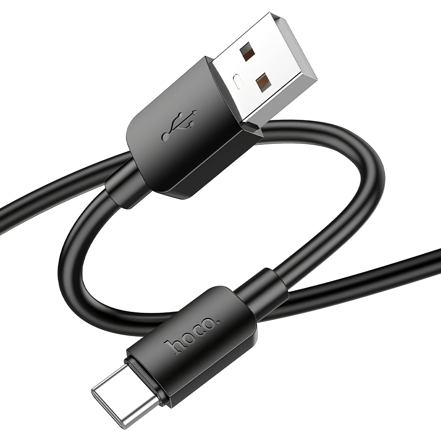 Cable de Datos y Carga USB-A - USB-C HOCO X96, 27W, 0.25m, Negro