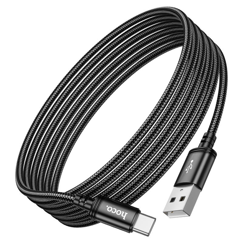 Cable de Datos y Carga USB-A - USB-C HOCO X91, 18W, 3m, Negro