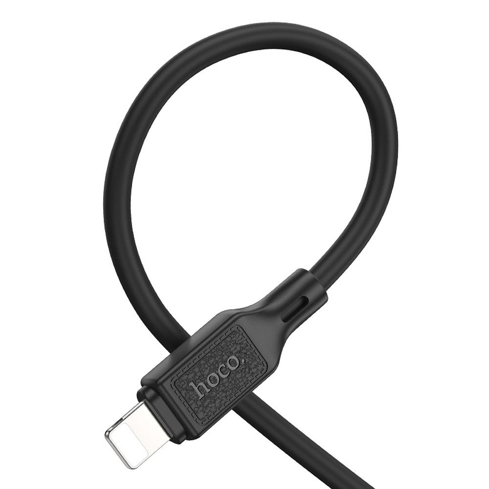Cable de Datos y Carga USB-A - Lightning HOCO X90, 18W, 1m, Negro