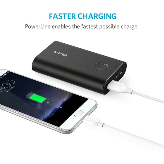 Cable de carga y datos USB-A a USB-C Anker PowerLine, 18 W, 0,9 m, blanco A8163021