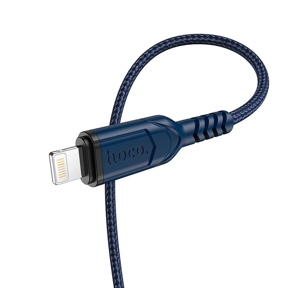 Cable de Datos y Carga USB-A - Lightning HOCO X59 Victory, 18W, 1m, Azul