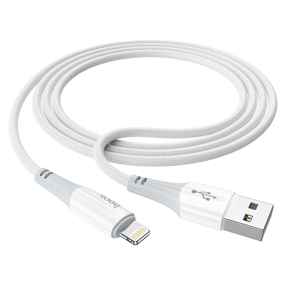 Cable de Datos y Carga USB-A - Lightning HOCO X70, 18W, 1m, Blanco