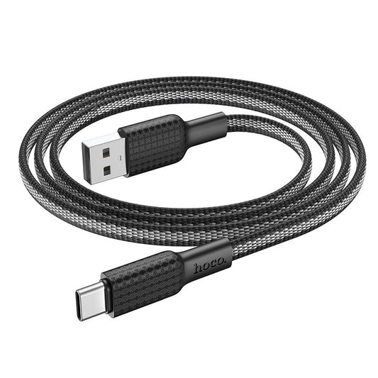 Cable de Datos y Carga USB-A - USB-C HOCO X69, 18W, 1m, Negro