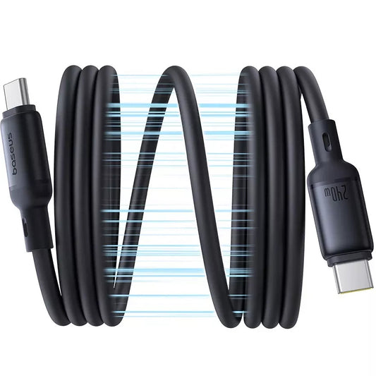 Cable de Datos y Carga USB-C - USB-C Baseus PicoGo, 240W, 1m, Negro P10376800121-00