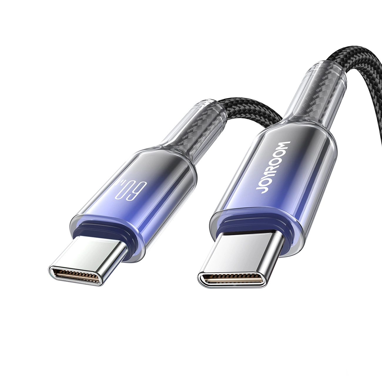 Cable de Datos y Carga USB-C - USB-C Joyroom S-A42, 60W, 1.2m, Negro