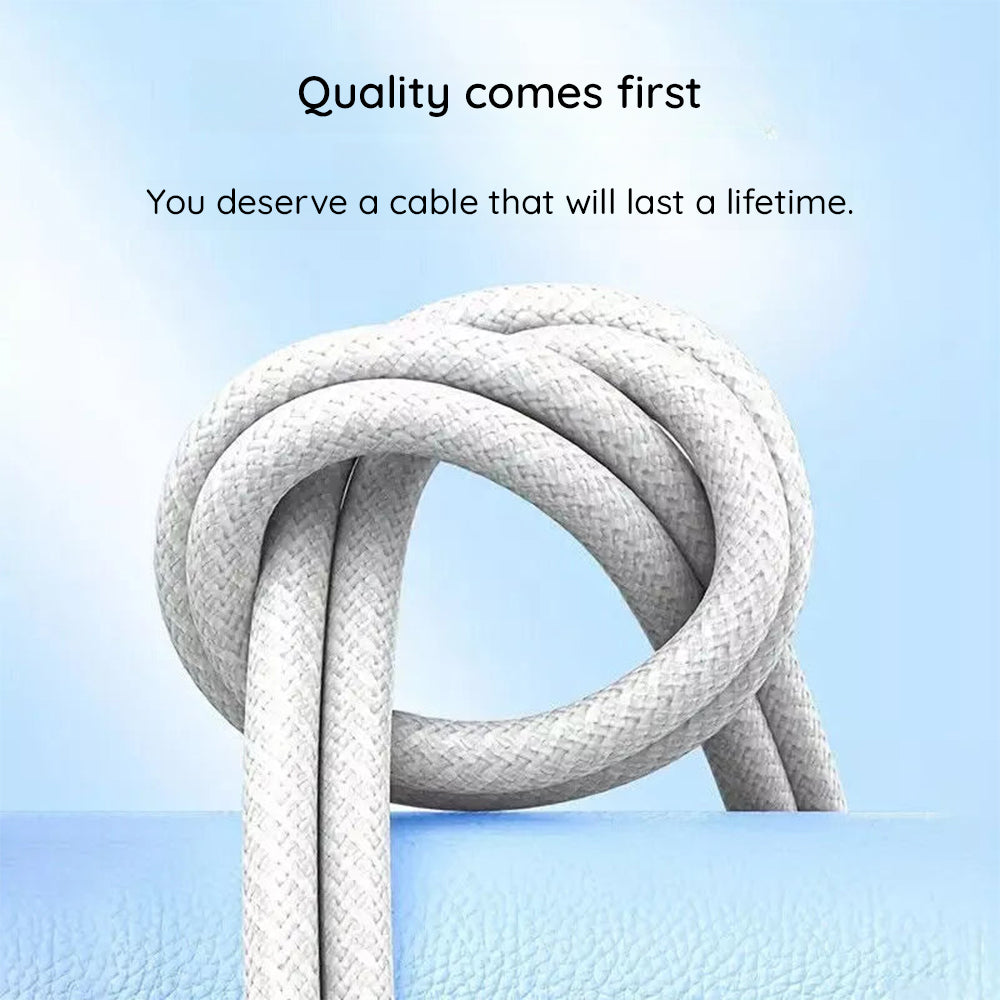Cable de Datos y Carga USB-C - USB-C Lito LD04CC, 60W, 2m, Blanco