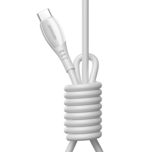 Cable de Datos y Carga USB-C - USB-C Joyroom S-A59 Vibrant, 60W, 1.2m, Blanco