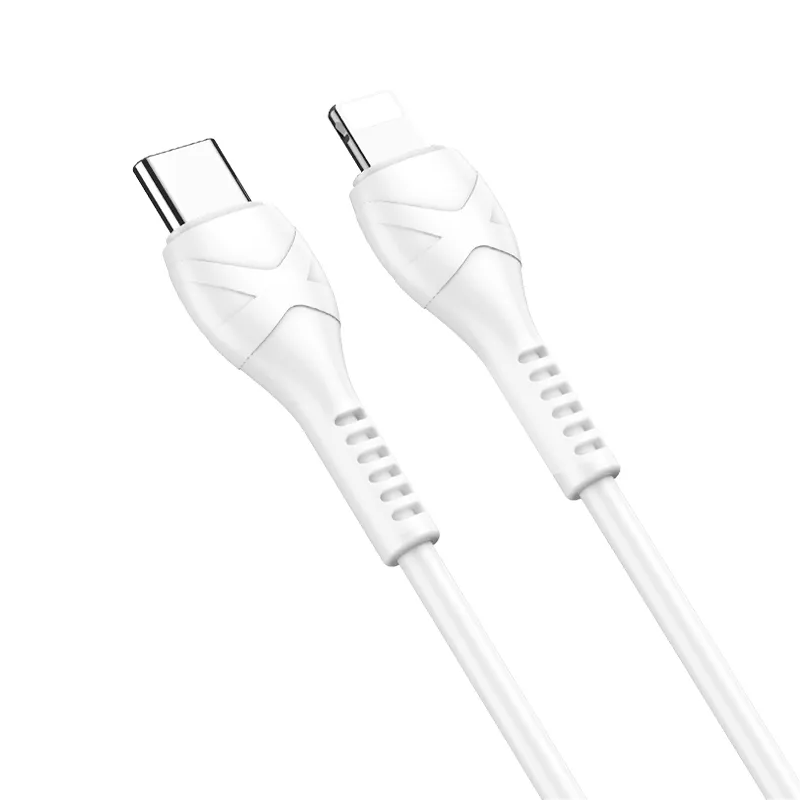 Cable de Datos y Carga USB-C - Lightning HOCO X37, 27W, 1m, Blanco