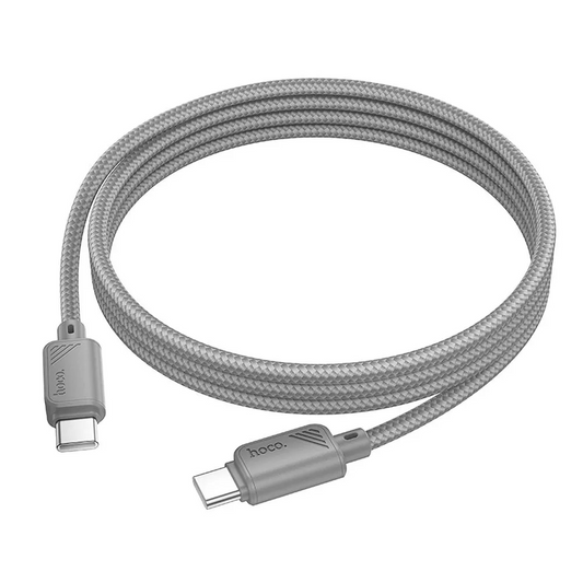 Cable de Datos y Carga USB-C - USB-C HOCO X113, 60W, 1m, Gris