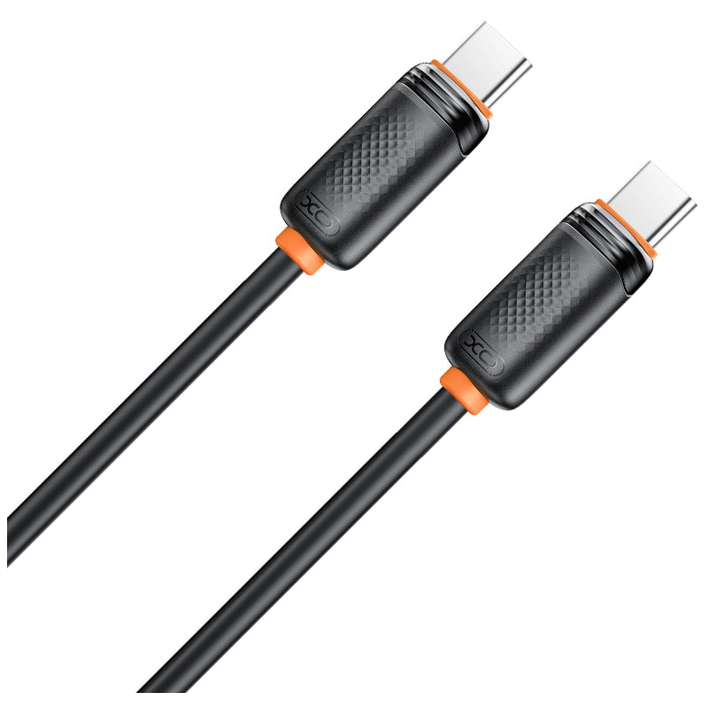 Cable de Datos y Carga USB-C - USB-C XO Design NB-Q302B, 60W, 1m, Negro