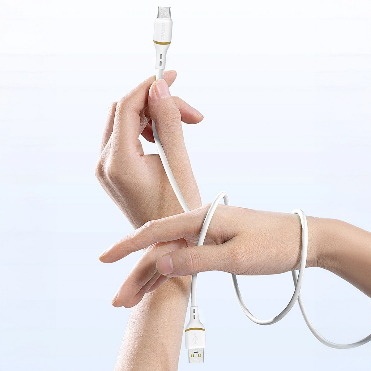 Cable de Datos y Carga USB-A - Lightning Dudao L25L, 30W, 1m, Blanco