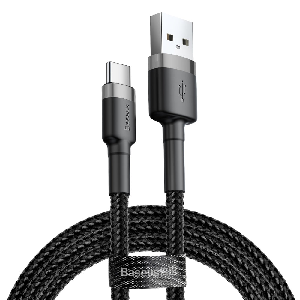 Cable de Datos y Carga USB-A - USB-C Baseus Cafule, 60W, 0.5m, Negro CATKLF-AG1