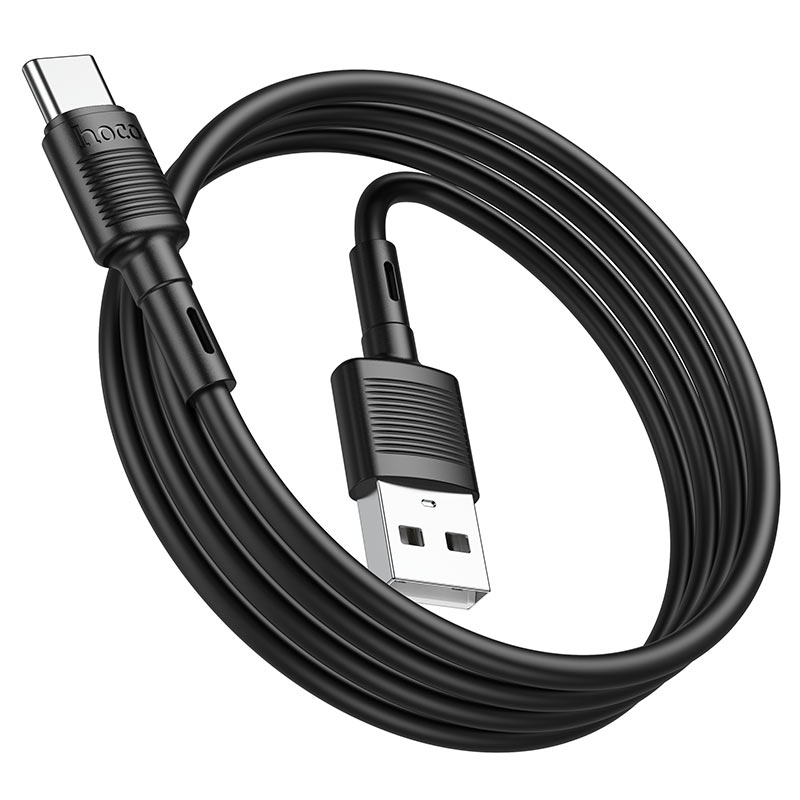 Cable de Datos y Carga USB-A - USB-C HOCO X83 Victory, 20W, 1m, Negro