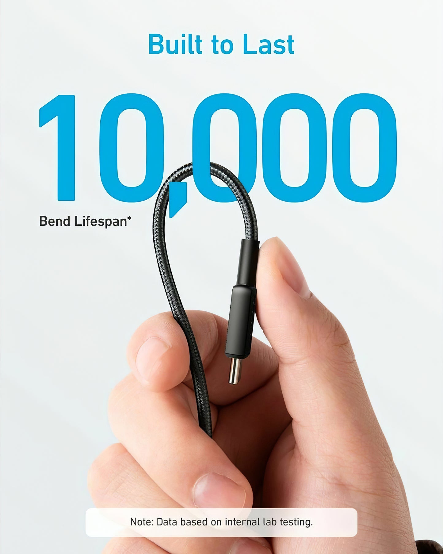 Cable de Datos y Carga USB-C - USB-C Anker 322, 60W, 0.9m, Negro A81F5G11