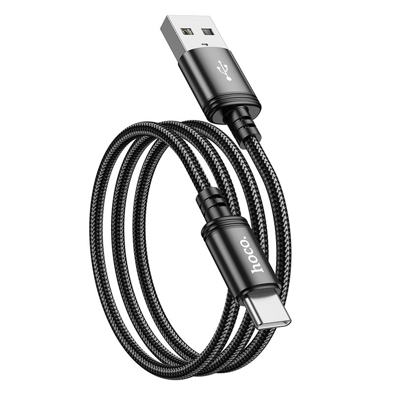 Cable de Datos y Carga USB-A - USB-C HOCO X89, 18W, 1m, Negro