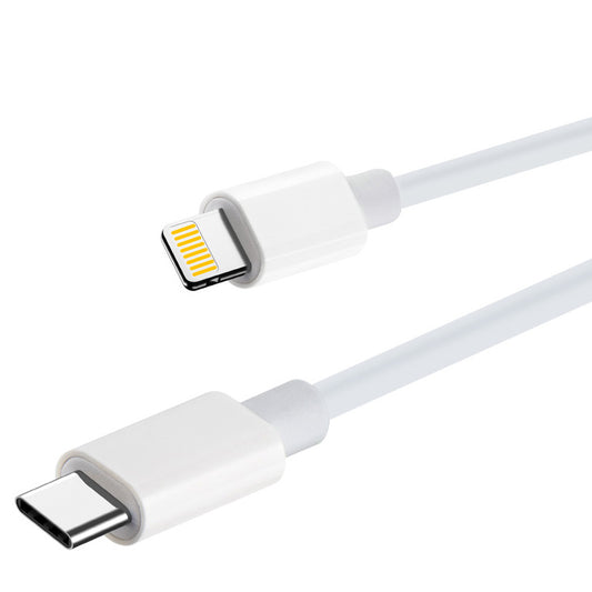 Cable de Datos y Carga USB-C - Lightning MaXlife MXUC-05, 20W, 1m, Blanco