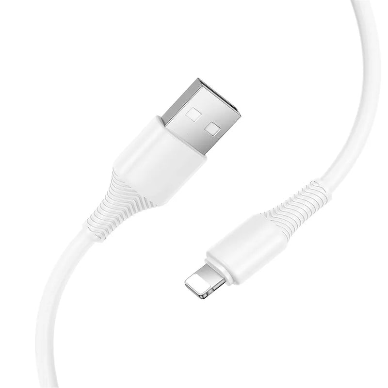 Cable de Datos y Carga USB-C - Lightning HOCO X120, 20W, 1m, Blanco