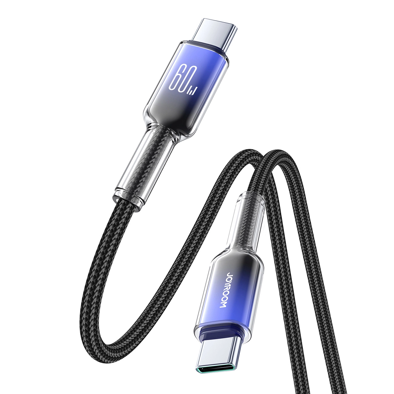 Cable de Datos y Carga USB-C - USB-C Joyroom S-A42, 60W, 1.2m, Negro