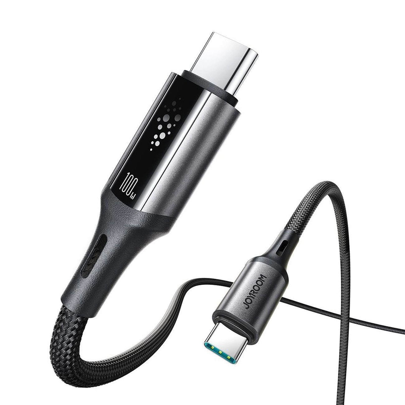 Cable de Datos y Carga USB-C - USB-C Joyroom S-A60 StarTalk, 100W, 1.2m, Negro