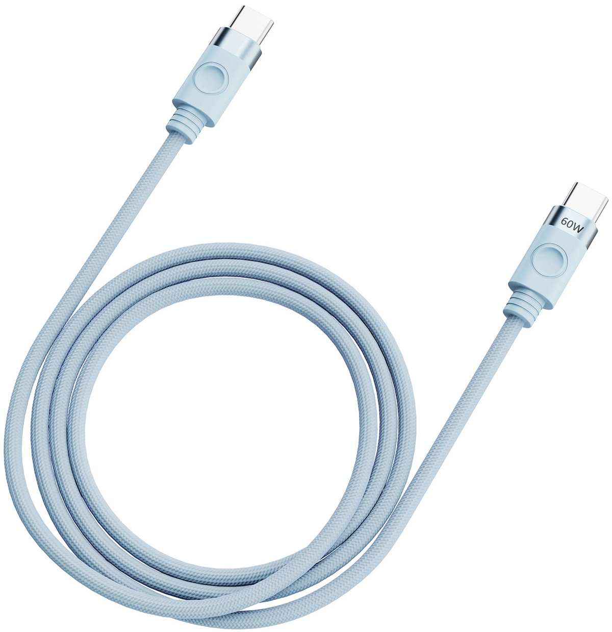 Cable de Datos y Carga USB-C - USB-C Orico CDX, 60W, 1m, Azul