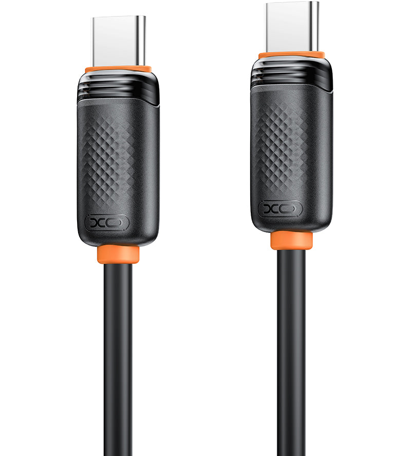 Cable de Datos y Carga USB-C - USB-C XO Design NB-Q302B, 60W, 1m, Negro