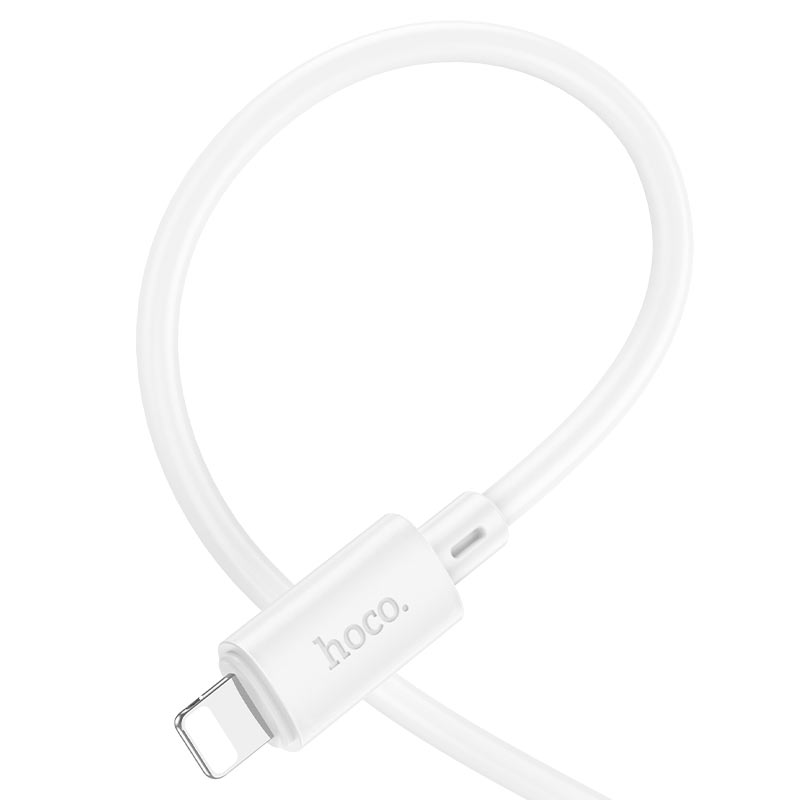 Cable de Datos y Carga USB-A - Lightning HOCO X88, 18W, 2m, Blanco
