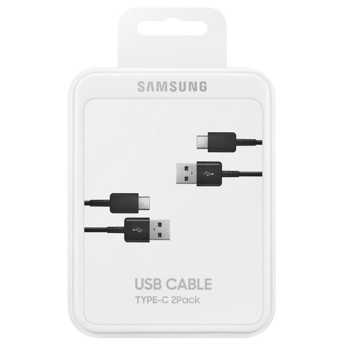 Cable de Datos y Carga USB-A - USB-C Samsung 2-Pack, 25W, 1.5m, Negro EP-DG930MBEGWW