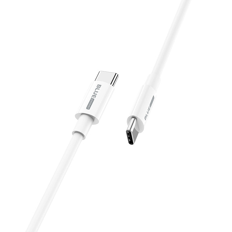 Cable de Datos y Carga USB-C - USB-C BLUE Power BBX44, 100W, 1m, Blanco