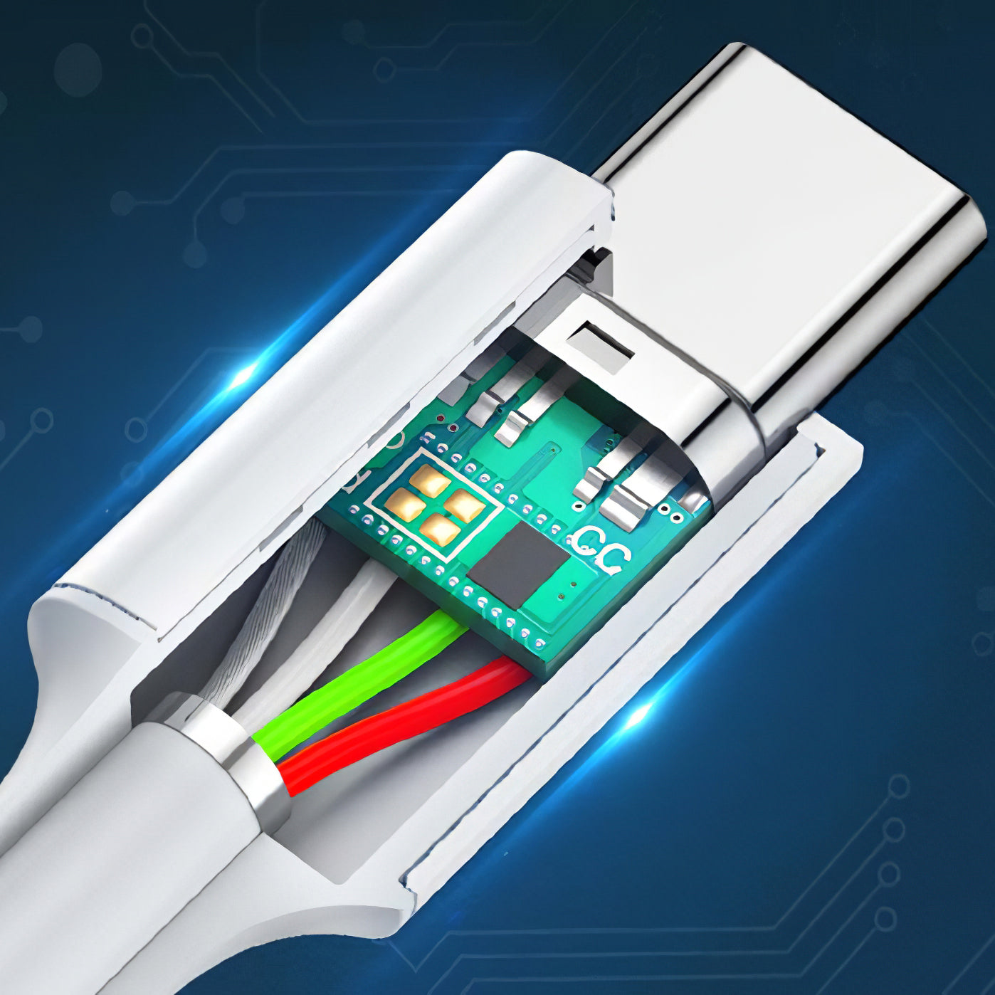 Cable de Datos y Carga USB-C - USB-C UGREEN US264, 60W, 1.5m, Blanco