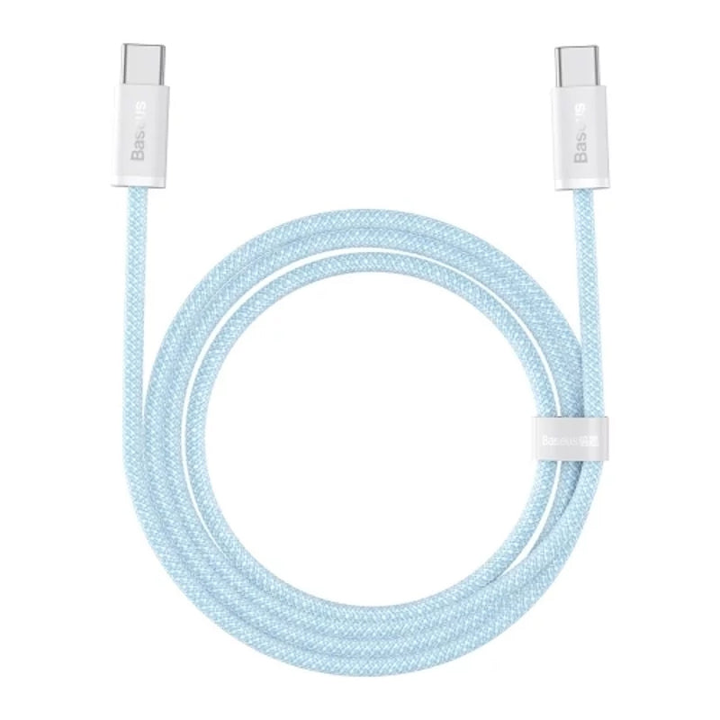 Cable de Datos y Carga USB-C - USB-C Baseus Dynamic Series, 100W, 1m, Azul CALD000203