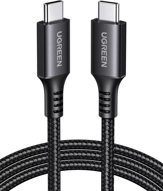 Cable de carga y datos USB-C - USB-C UGREEN US567, 60W, 2m, Gris