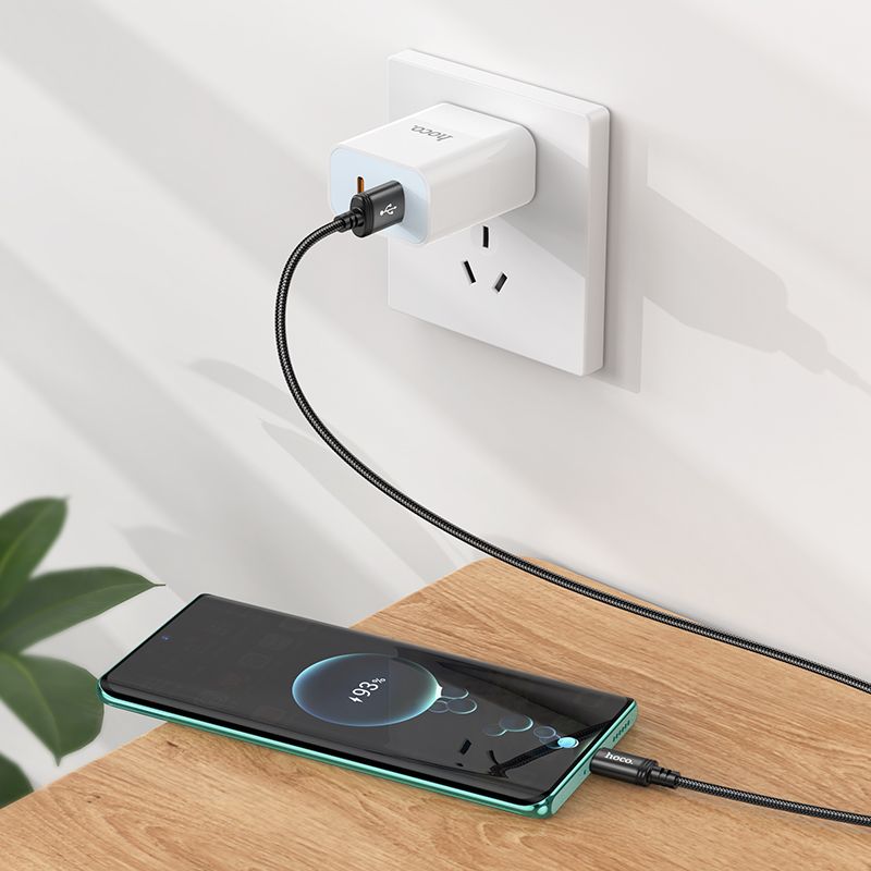 Cable de Datos y Carga USB-A - USB-C HOCO X89, 18W, 1m, Negro