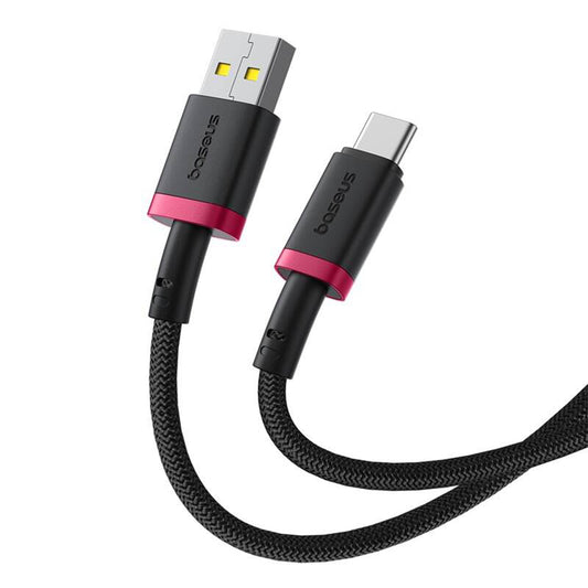 Cable de Datos y Carga USB-A - USB-C Baseus Dura Series, 60W, 1m, Rojo P10377802U01-01