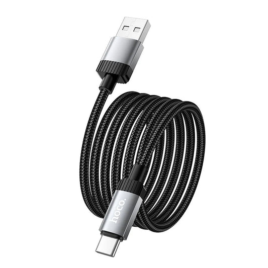 Cable de Datos y Carga USB-A - USB-C HOCO X117, 60W, 1m, Negro