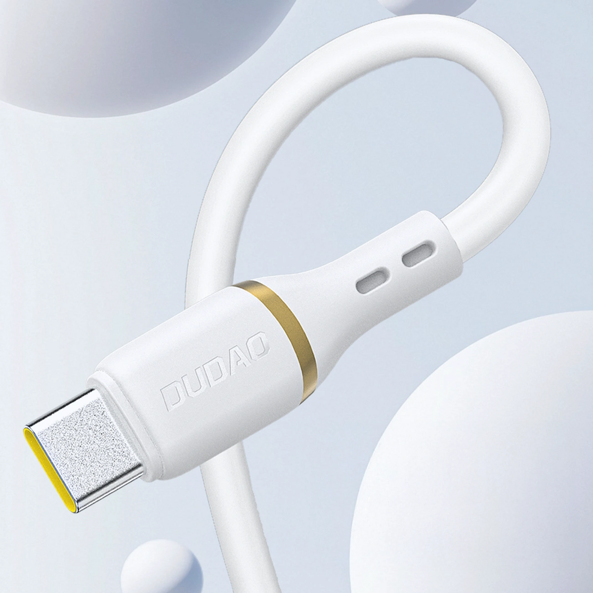 Cable de Datos y Carga USB-A - Lightning Dudao L25L, 30W, 1m, Blanco