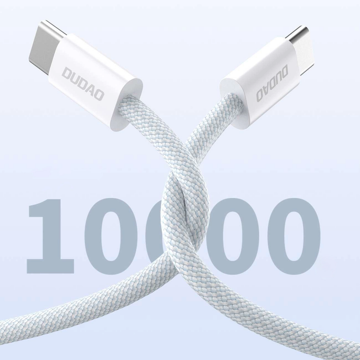 Cable de Datos y Carga USB-C - USB-C Dudao L6C, 30W, 1m, Azul