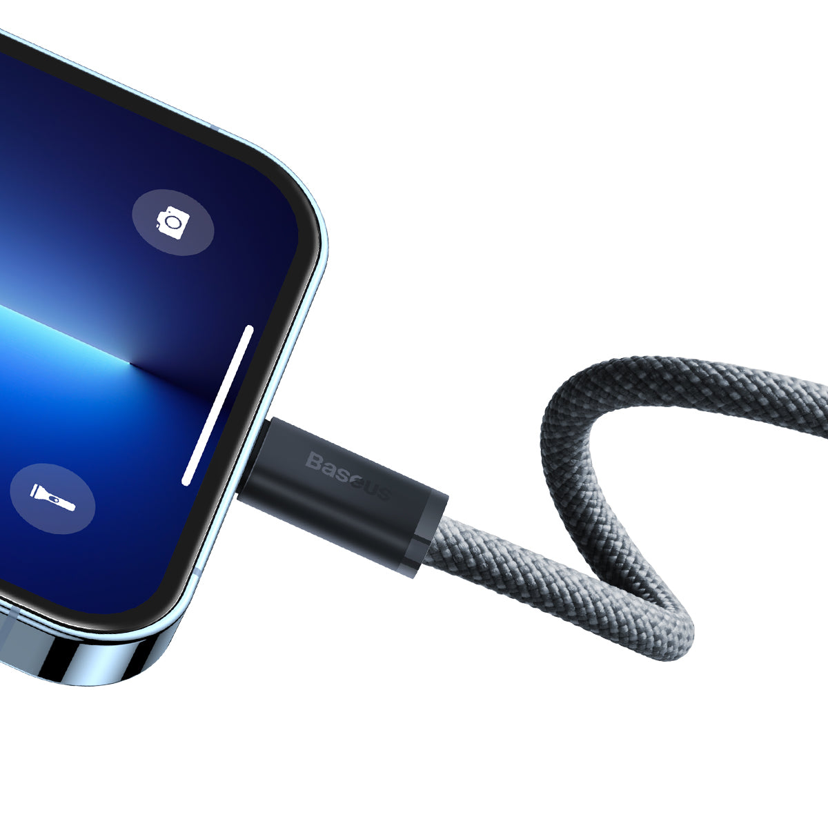 Cable de Datos y Carga USB-C - Lightning Baseus Dynamic Series, 20W, 1m, Gris CALD000016