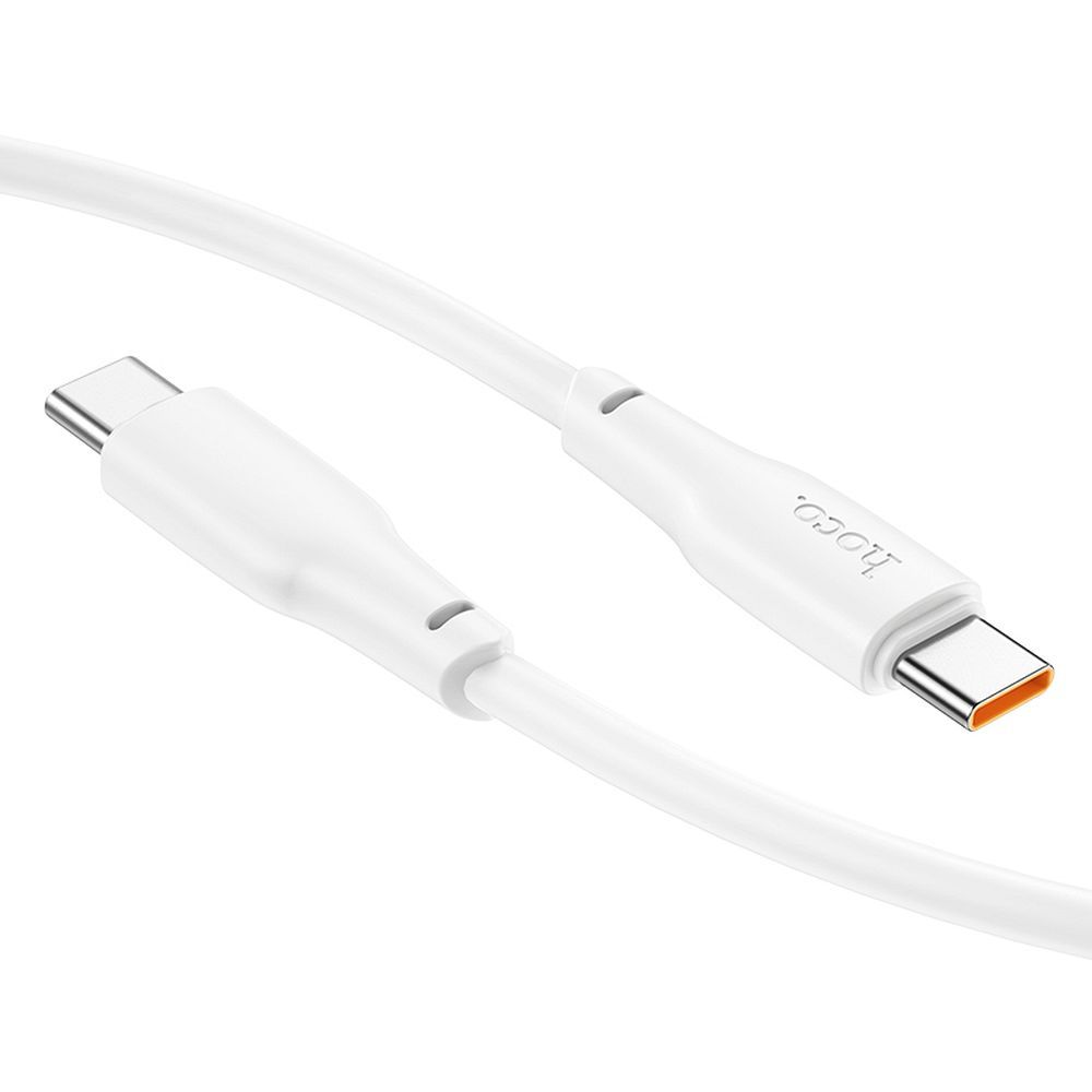 Cable de carga y datos USB-C - USB-C HOCO X93 USB-C, 100W, 2m, Blanco