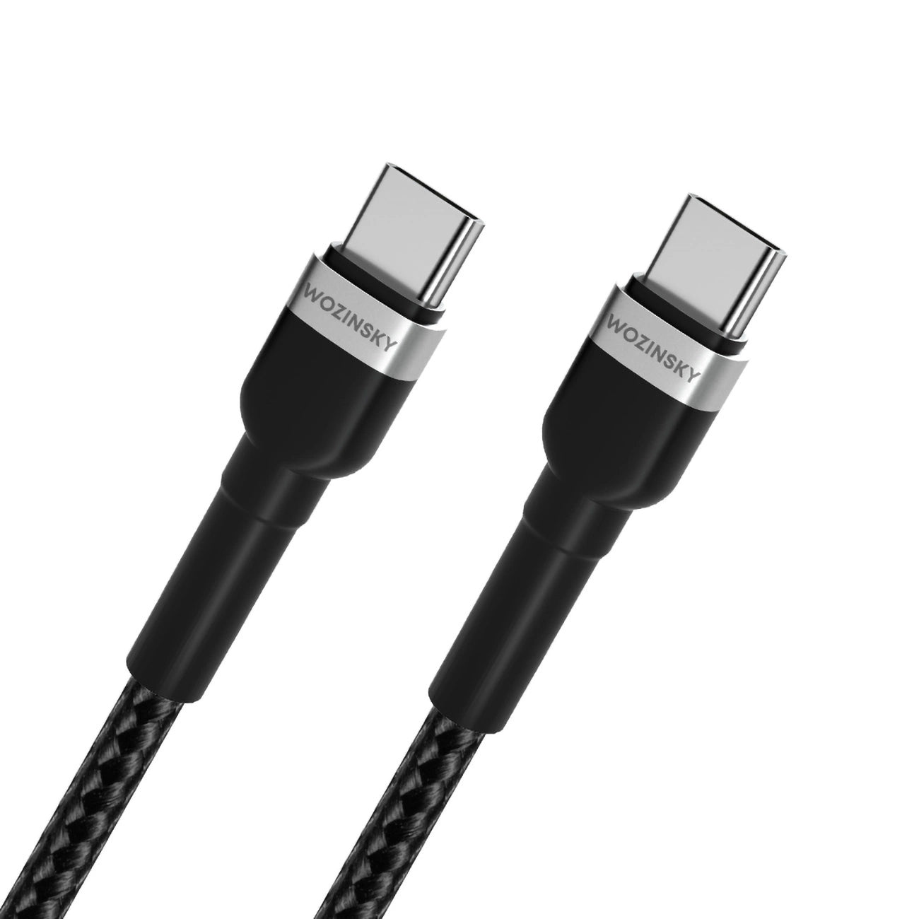 Cable de Datos y Carga USB-C - USB-C WZK WNBCC2, 65W, 2m, Negro