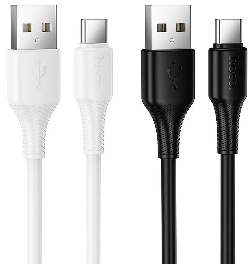 Cable de Datos y Carga USB-A - USB-C HOCO X120, 60W, 1m, Blanco