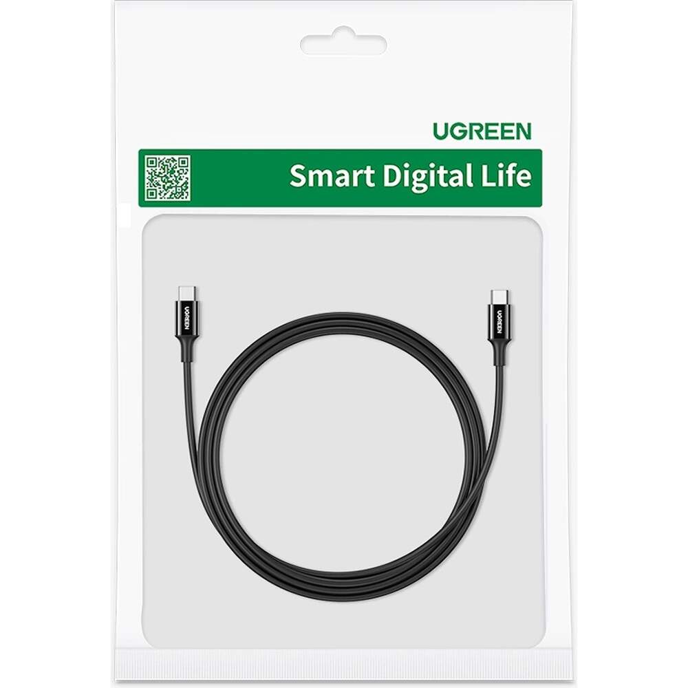 Cable de Datos y Carga USB-C - USB-C UGREEN US300, 100W, 2m, Negro
