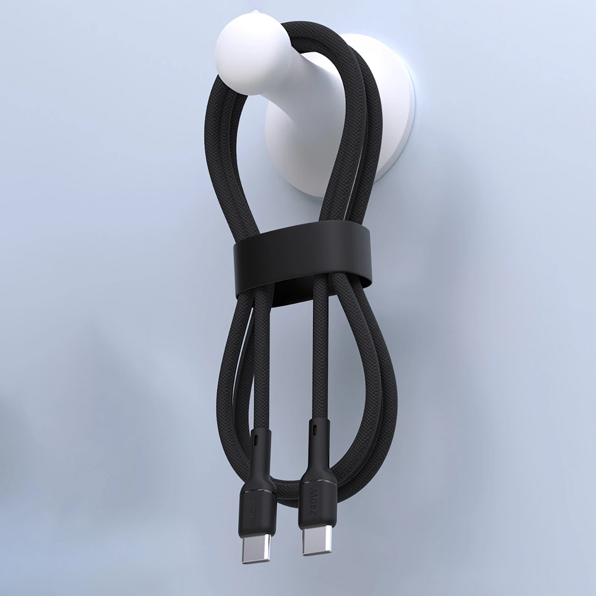 Cable de Datos y Carga USB-C - USB-C Dudao L9C Max, 240W, 1.2m, Negro