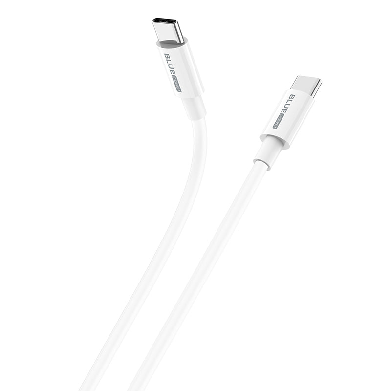 Cable de Datos y Carga USB-C - USB-C BLUE Power BBX44, 100W, 1m, Blanco