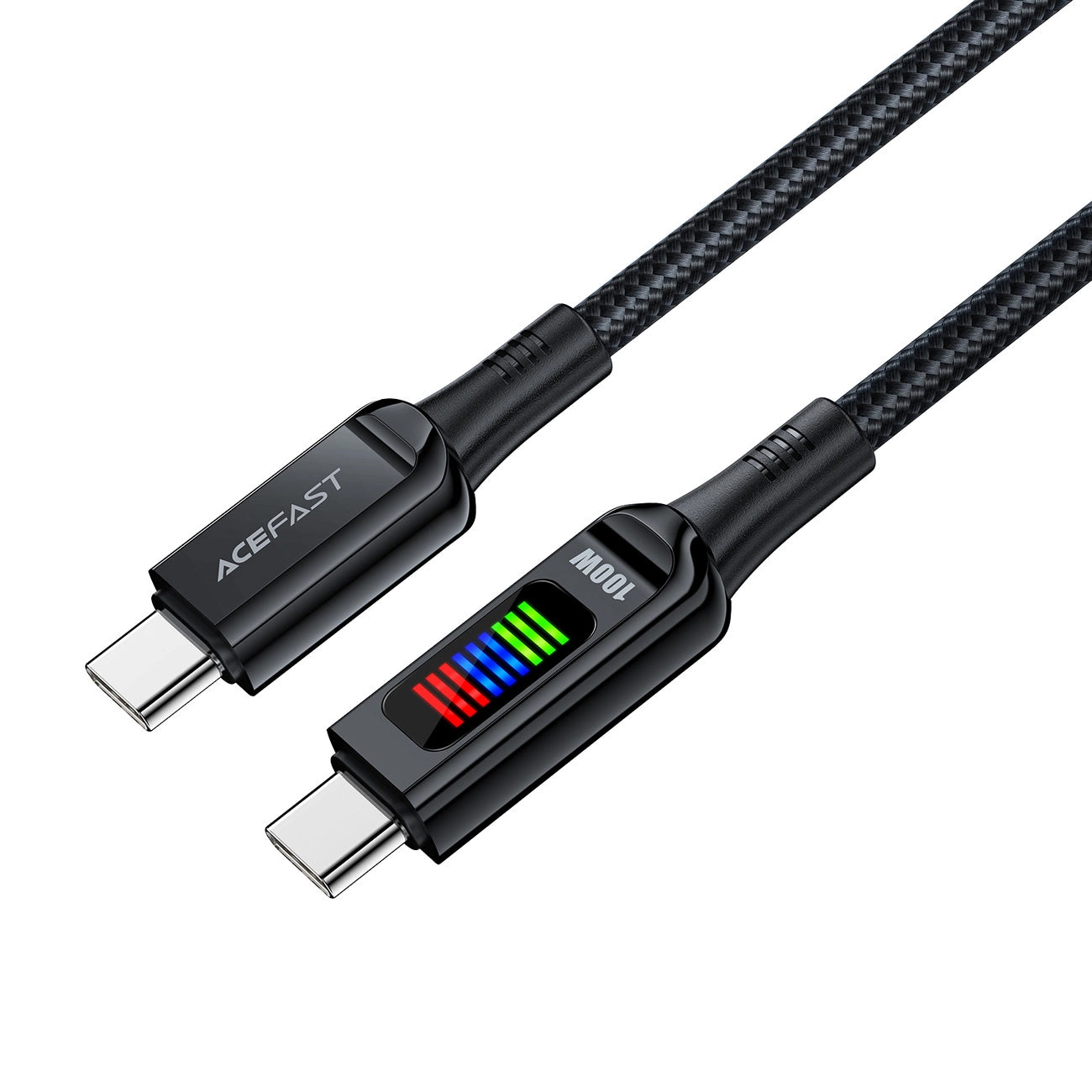 Cable de Datos y Carga USB-C - USB-C Acefast C7-03, 100W, 1.2m, Negro