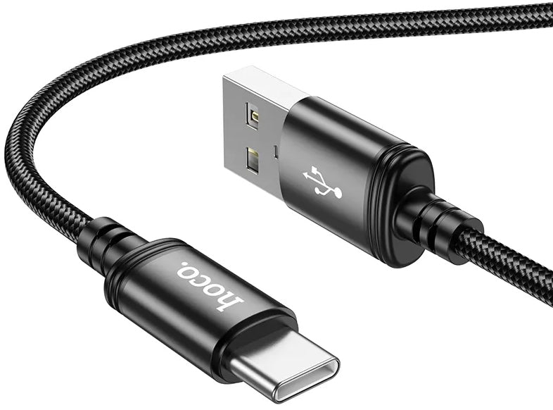 Cable de Datos y Carga USB-A - USB-C HOCO X89, 18W, 2m, Negro
