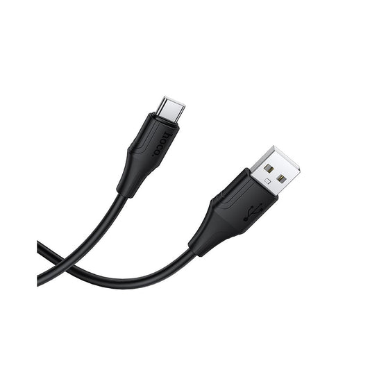 Cable de Datos y Carga USB-A - USB-C HOCO X124, 18W, 1m, Negro
