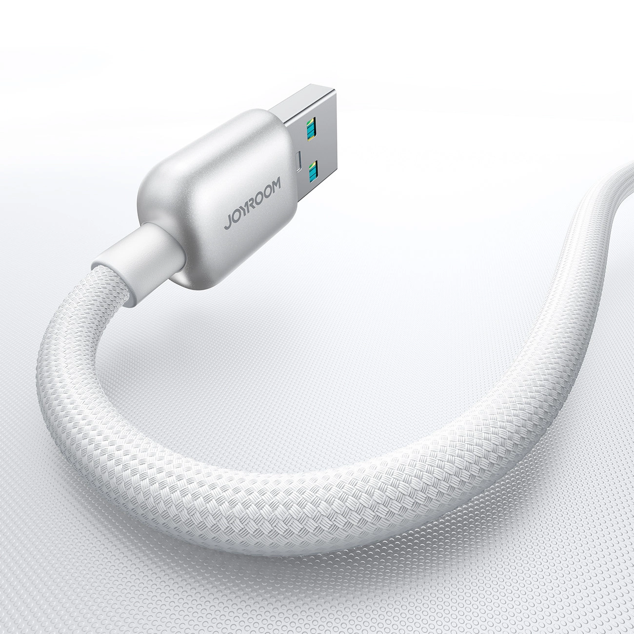 Cable de Datos y Carga USB-A - Lightning Joyroom S-A55 StarFlight Display, 18W, 1.2m, Blanco