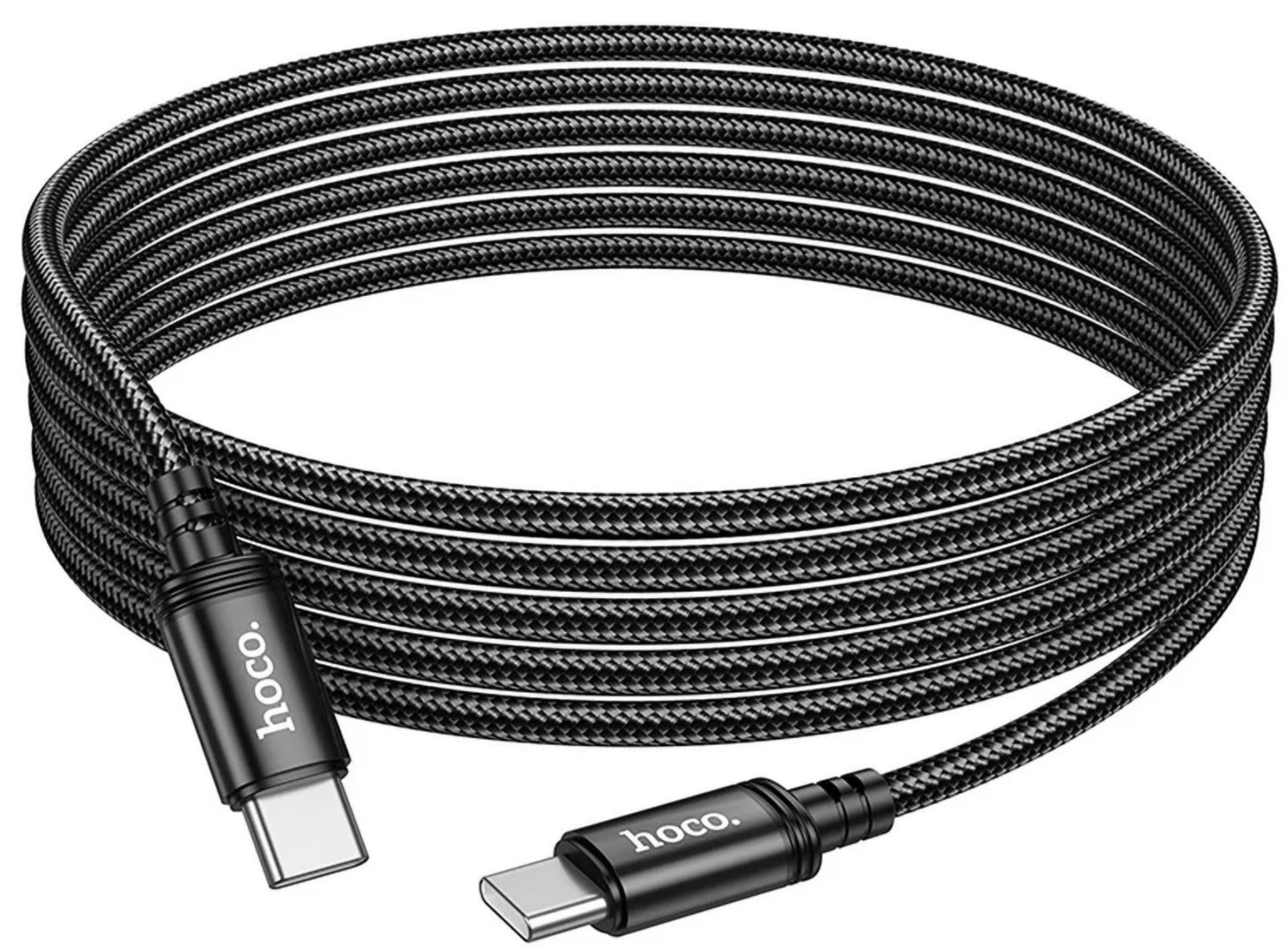 Cable de Datos y Carga USB-C - USB-C HOCO X91, 60W, 3m, Negro