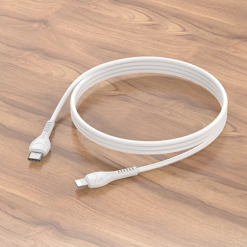 Cable de Datos y Carga USB-C - Lightning HOCO X37, 27W, 1m, Blanco