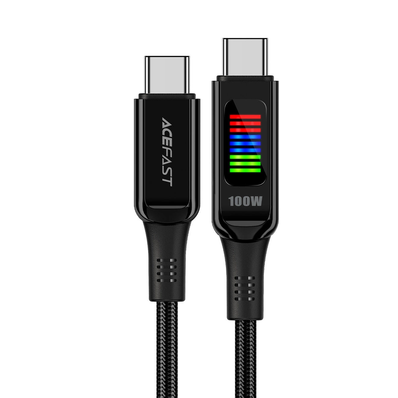 Cable de Datos y Carga USB-C - USB-C Acefast C7-03, 100W, 1.2m, Negro
